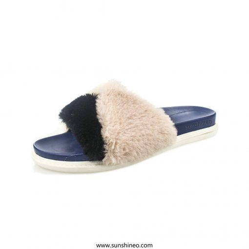 SJYZD02 slipper multi color fur