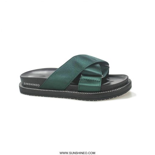 SUN18060214 slide sandal santin green - Image 4