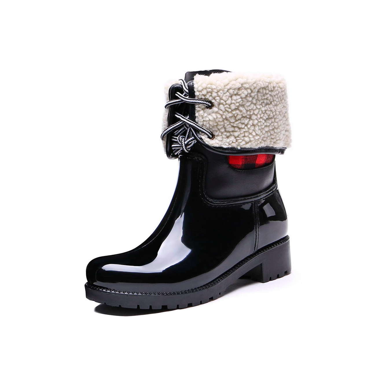 Fashion rain boots environmental PVC CW39-TP51 - Sunshineo shoe factory