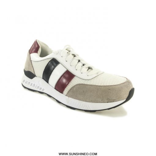 SUNSH19050527 Leather sneaker white