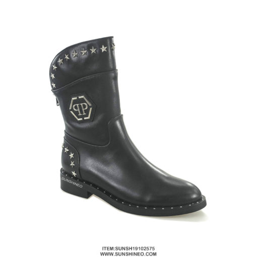 SUNSH19102575 leather sneaker boot
