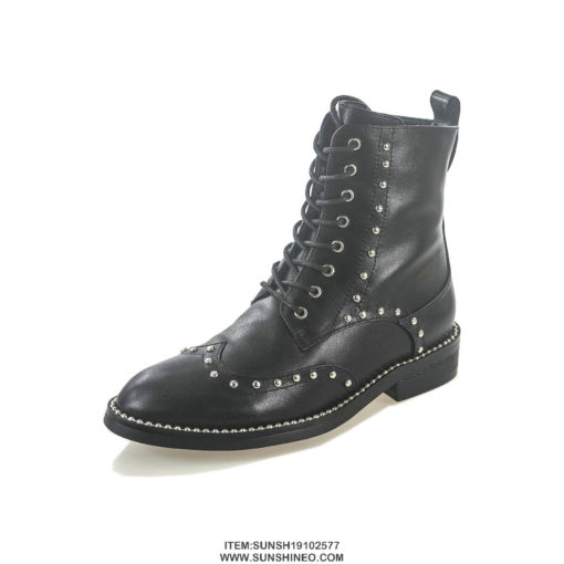 SUNSH19102577 leather sneaker boot