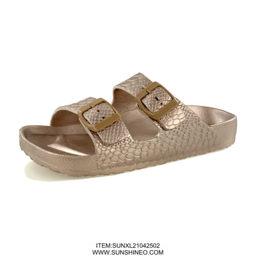 SUNXL21042502 Metaillic Birken Sandal
