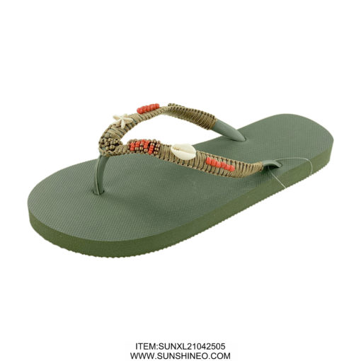 SUNXL21042509 Handmade Beads flip flop  - Image 4