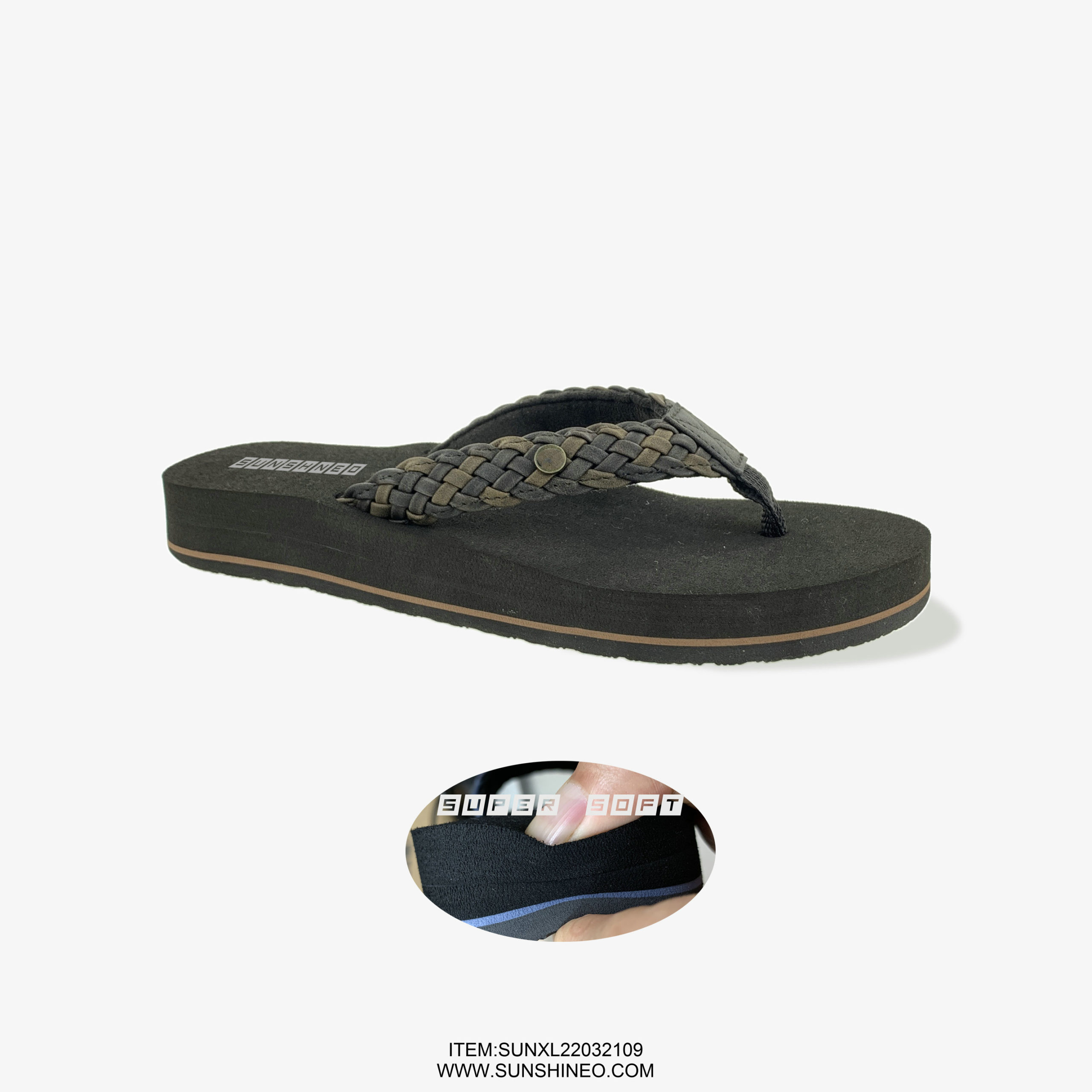 SUNXL22032109 flip flop sandals